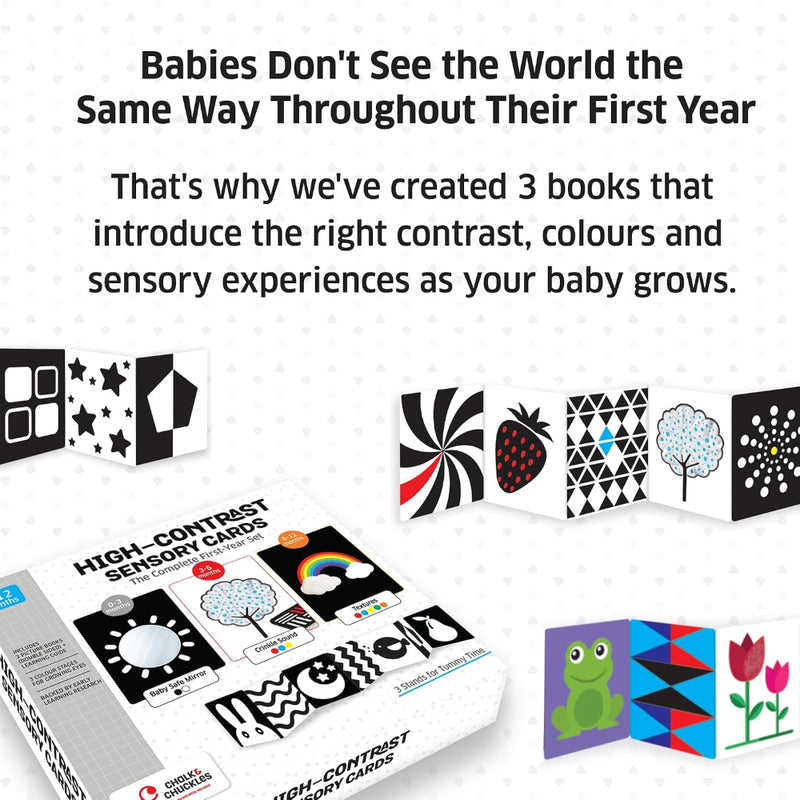 Chalk & Chuckles Heigh - Contrast Sensory Cards