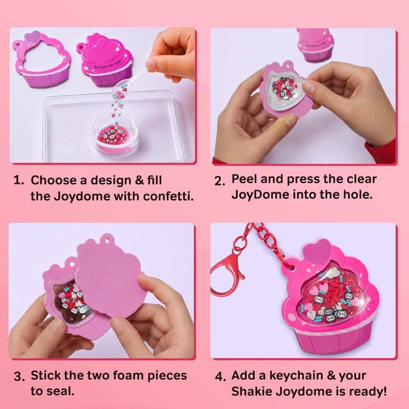 Chalk And Chuckles  DIY Shaker Keychains & Bag Charms Joydomes- Tokens of Love
