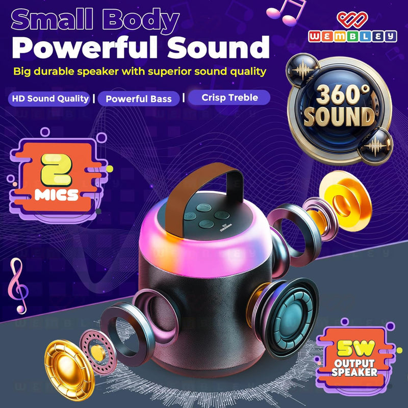 Wembley Bluetooth Karaoke Speaker Set