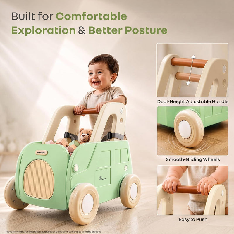 R for Rabbit Kiddie Kart 4-in-1 Push Walker