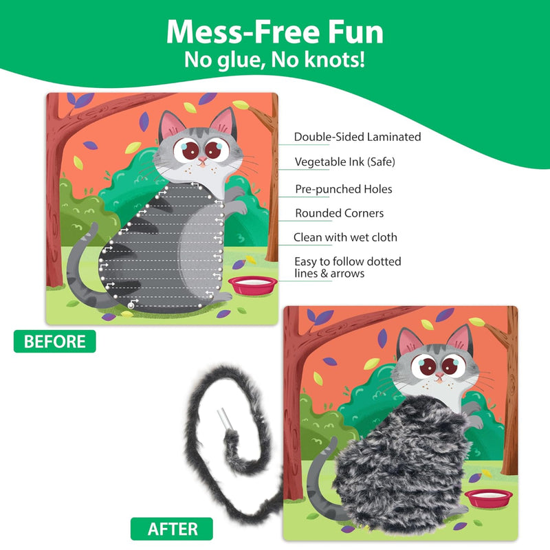Chalk And Chuckles  Lace Art - Funny Animals
