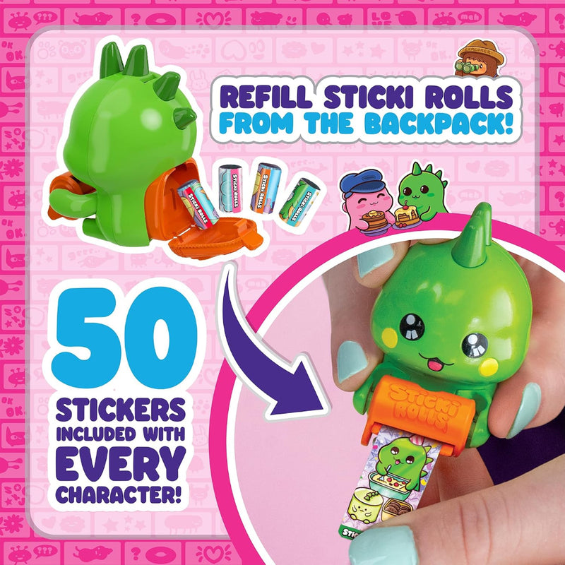 Sticki Rolls Series 3 Sticki Mates Collectible Sticker Dispensers