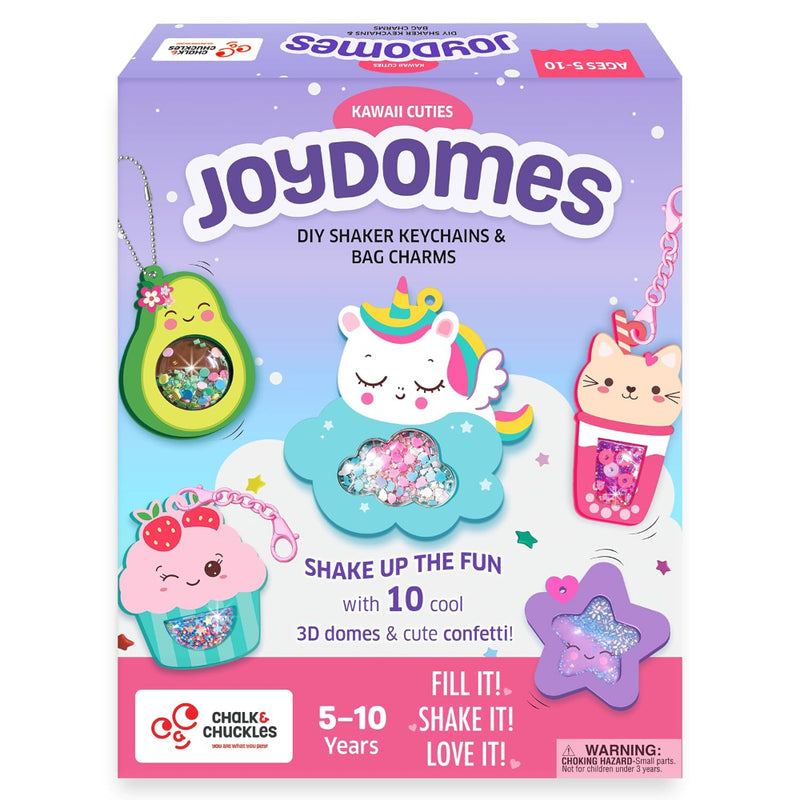 Chalk And Chuckles DIY Shaker Keychains & Bag Charms Joydomes- Kawaii Cuties