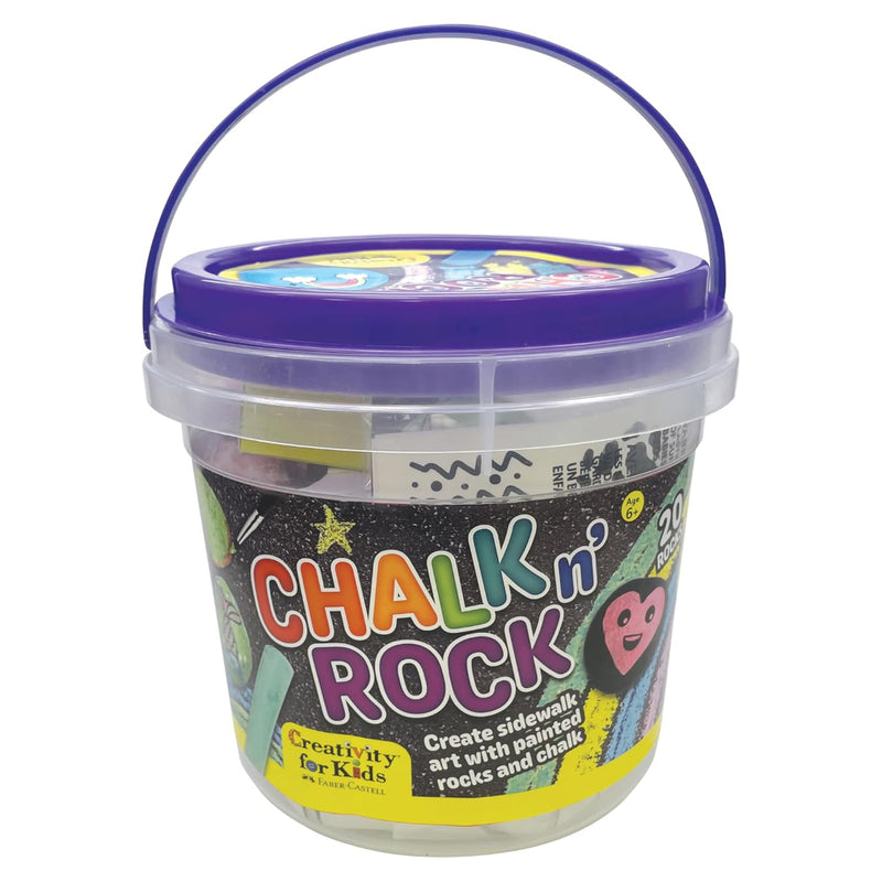 Faber-Castell Rock n Chalk, Rock Painting Bucket