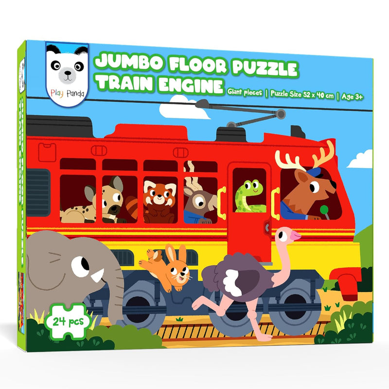 Play Panda Jumbo Floor Puzzle Train Engine