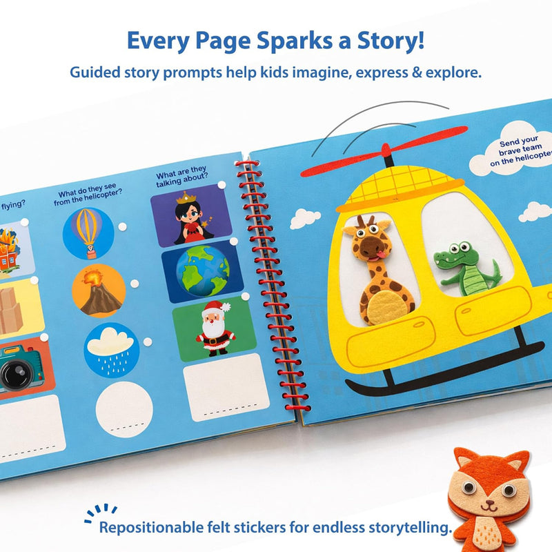 Chalk & Chuckles Fab Felt Sticker Craft Activity Book