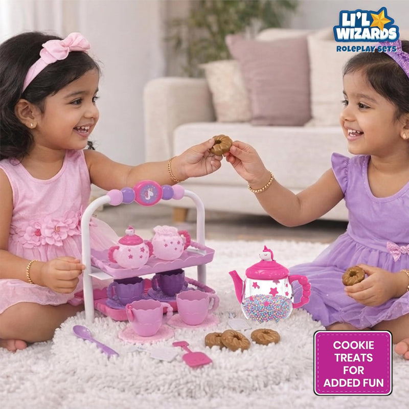 Li'l Wizards Unicorn Shake N' Sparkle Tea Party Set