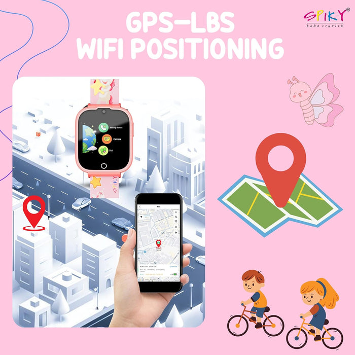 Spiky Cyclops 4g Voice Calling Kids Smartwatch-Novelty Toys-Spiky-Toycra