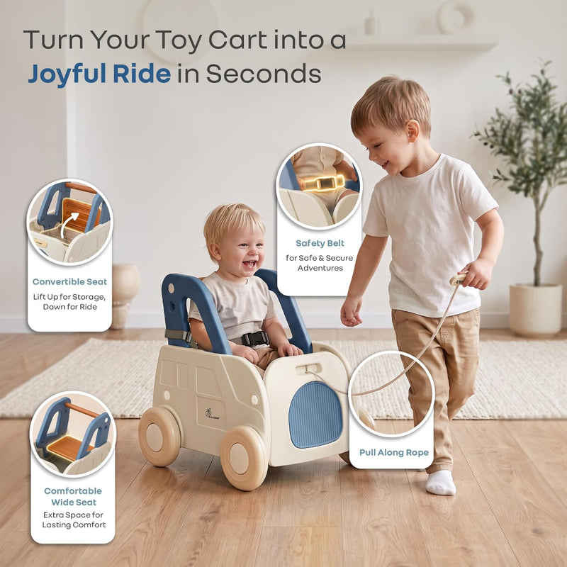 R for Rabbit Kiddie Kart 4-in-1 Push Walker