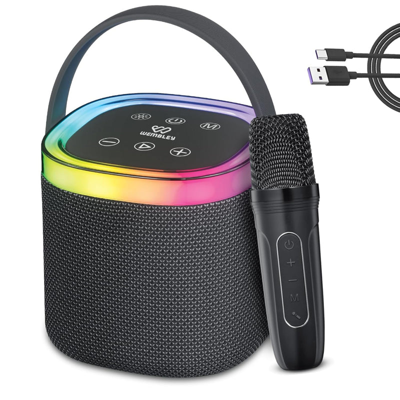 Wembley Karaoke Speaker with Wireless Mic