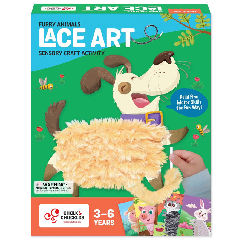 Chalk And Chuckles  Lace Art - Funny Animals