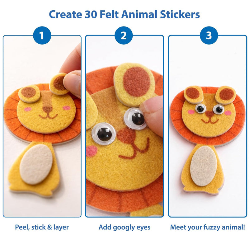 Chalk & Chuckles Fab Felt Sticker Craft Activity Book