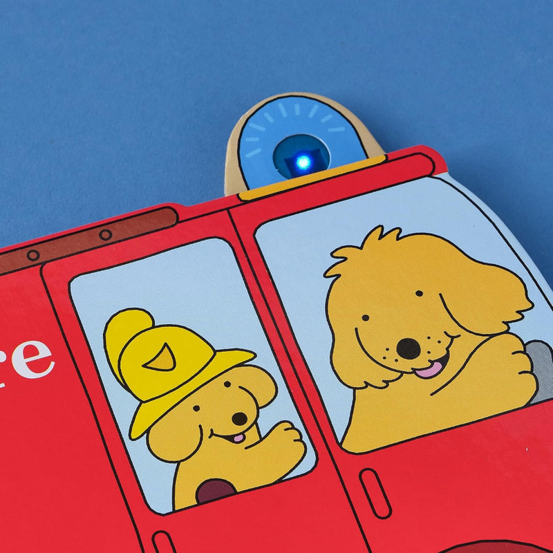 Spots Fire Engine Shaped Book With Siren And Flashing Light! (Age : 2Years+)