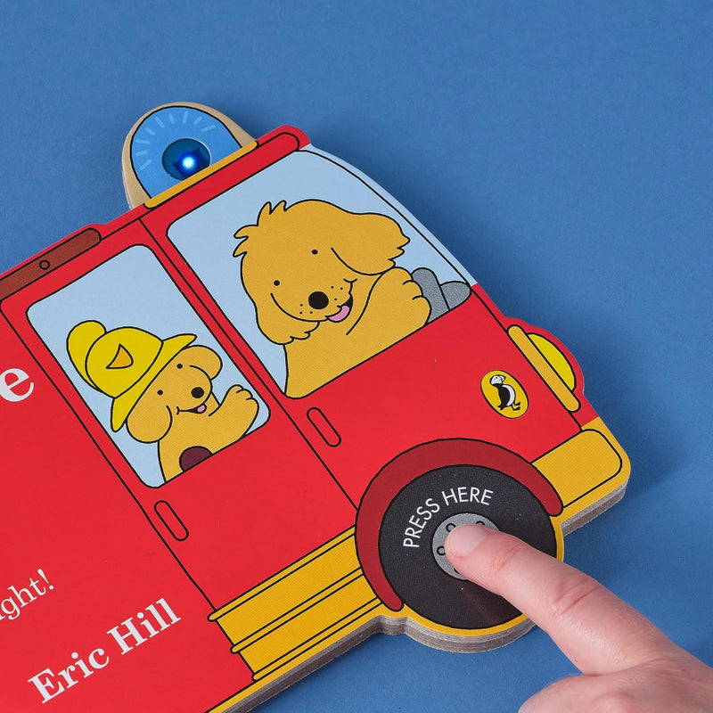 Spots Fire Engine Shaped Book With Siren And Flashing Light! (Age : 2Years+)