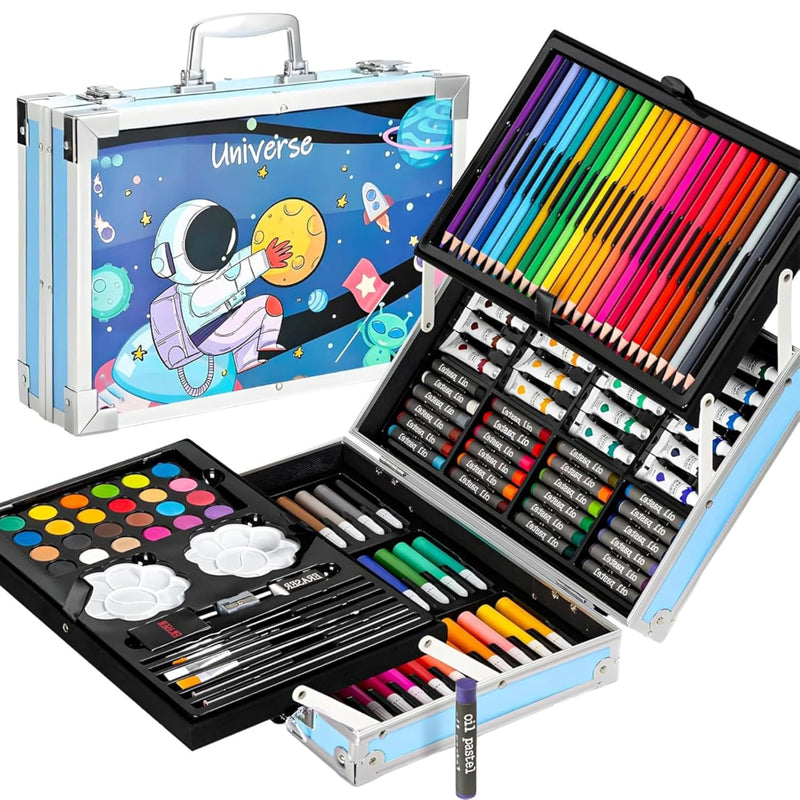 VHV Colouring Suitcase With Portable Carry Case