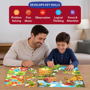 Skillmatics Puzzle & Learn - All About Farm Animals