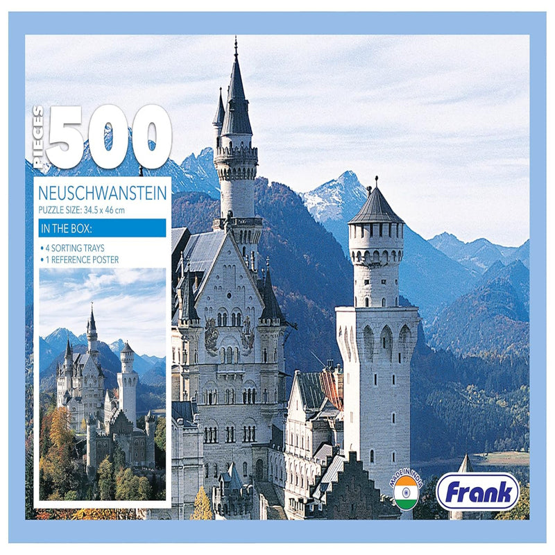 Frank Neuschwanstein 500 Piece Jigsaw Puzzle