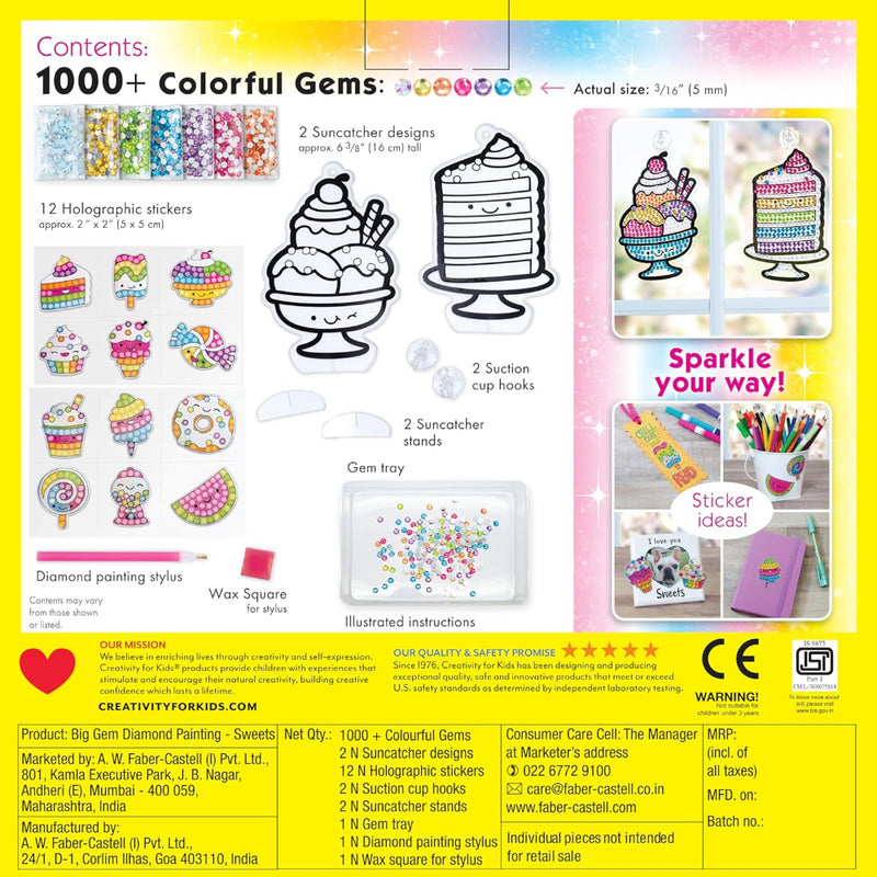 Faber-Castell Big Gem Diamond Painting Sweets Kit