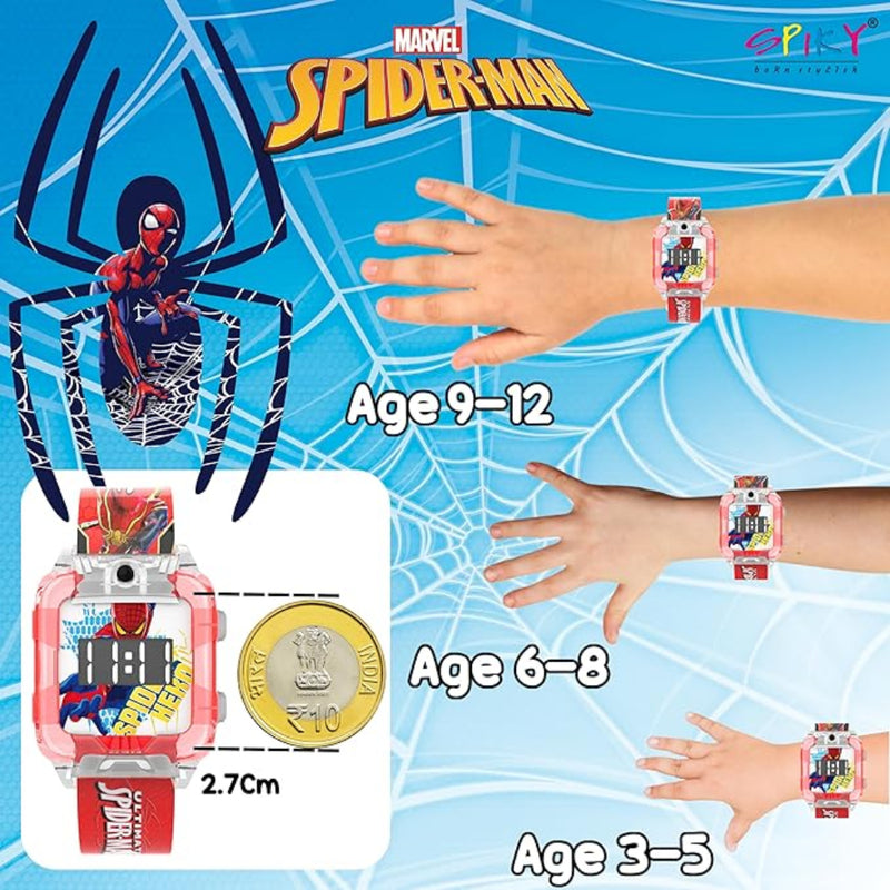 Spiky SD04 Square Digital Watch for Kids Boys and Girls