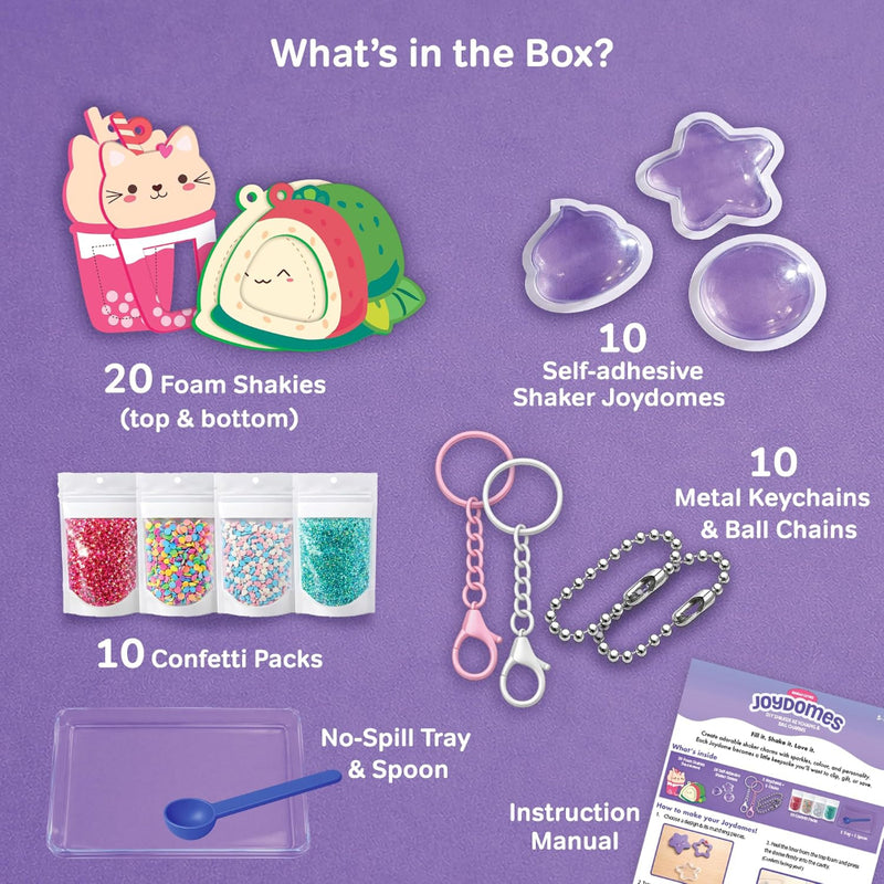 Chalk And Chuckles DIY Shaker Keychains & Bag Charms Joydomes- Kawaii Cuties
