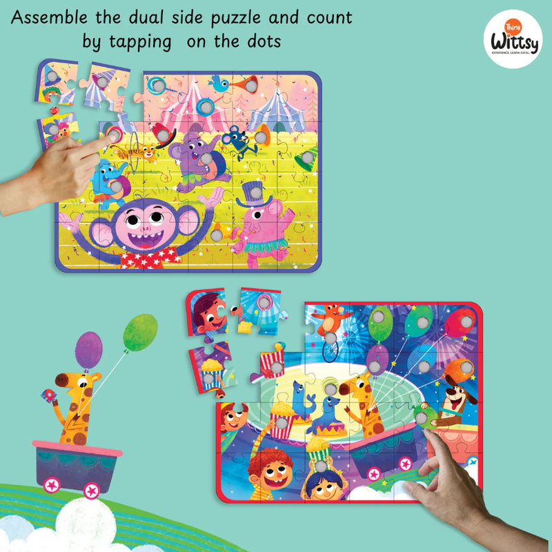 Think Wittsy Tappy TacTiles Circus Celebrations Puzzles