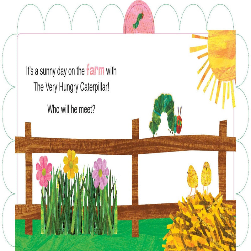 A Day On The Farm By Eric Carle-Board Book-Prh-Toycra