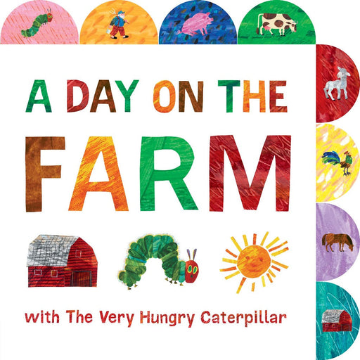 A Day On The Farm By Eric Carle-Board Book-Prh-Toycra