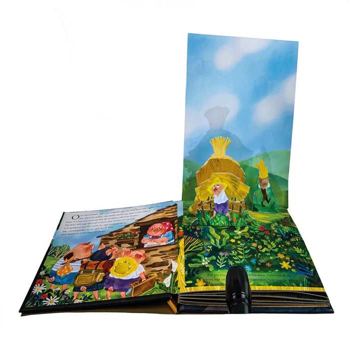 A Pop-Up Shadow Story The Three Little Pigs-Board Book-Toycra Books-Toycra