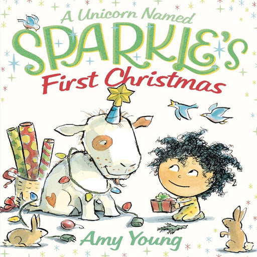 A Unicorn Named Sparkle's First Christmas-Board Book-Pan-Toycra