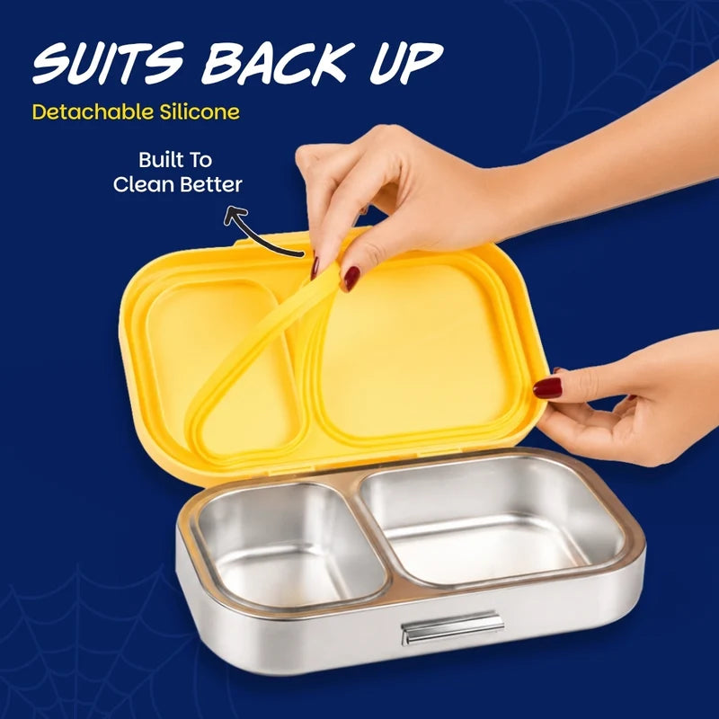 Basil Bento Ace 2 Section Lunch Box - 600ML
