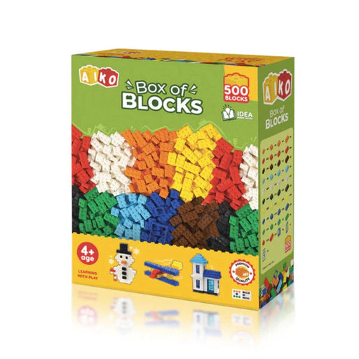 AIKO Building Construction Blocks Set (500 Pieces)-Construction-Aiko-Toycra