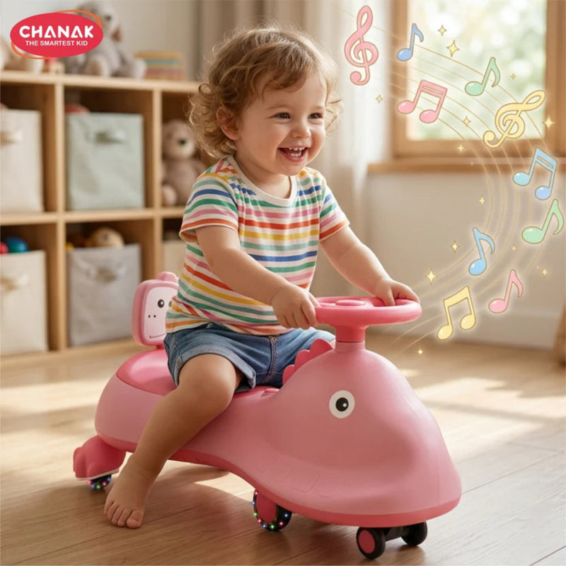 Chanak Dino Swing Ride-On Car
