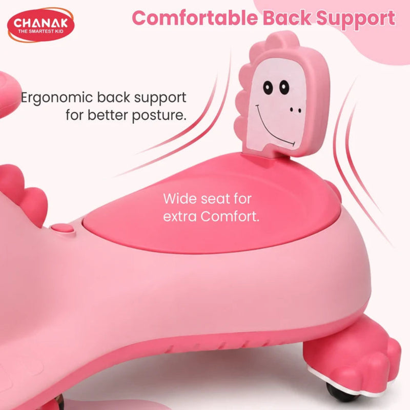 Chanak Dino Swing Ride-On Car