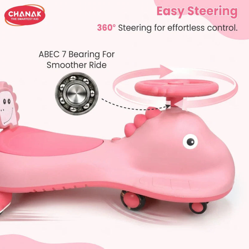 Chanak Dino Swing Ride-On Car