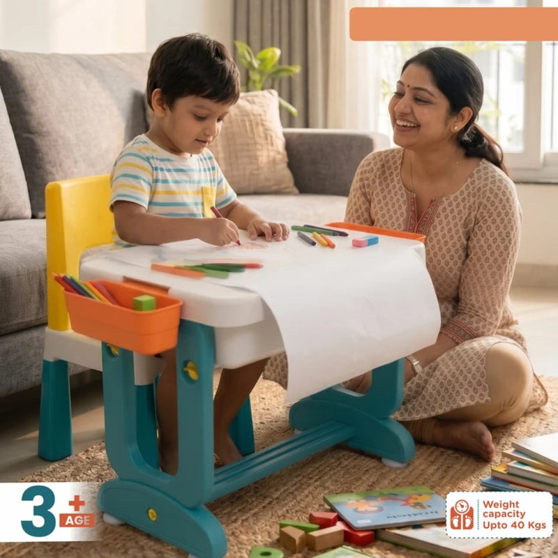 Chanak 4-in-1 Study Table with Chair