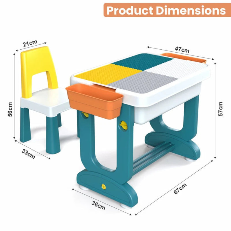Chanak 4-in-1 Study Table with Chair