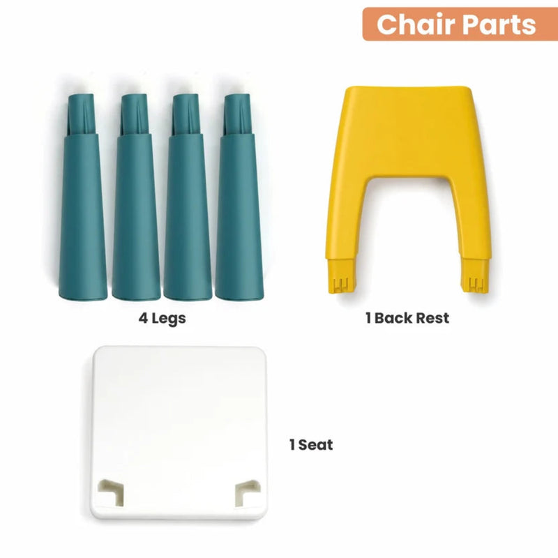 Chanak 4-in-1 Study Table with Chair