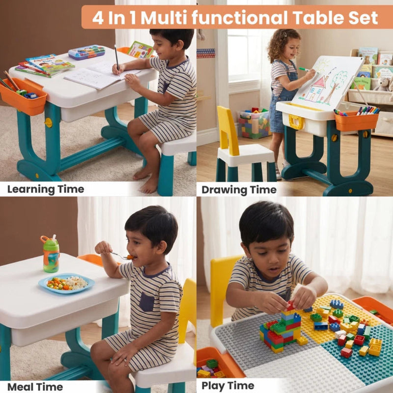 Chanak 4-in-1 Study Table with Chair