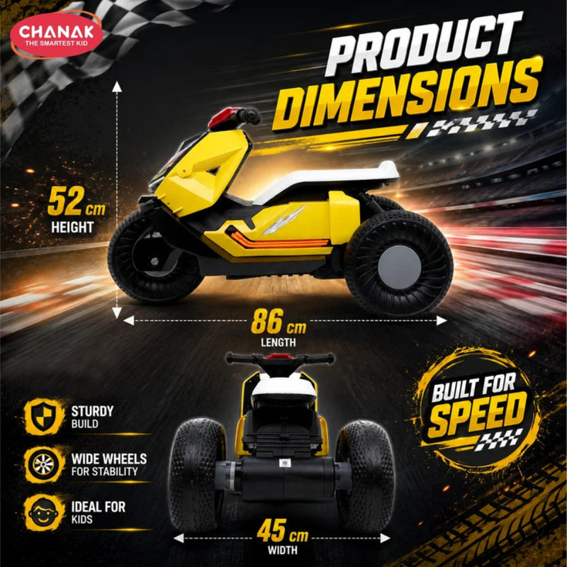 Chanak Kids Electric Scooty  6V Rechargeable Scooter