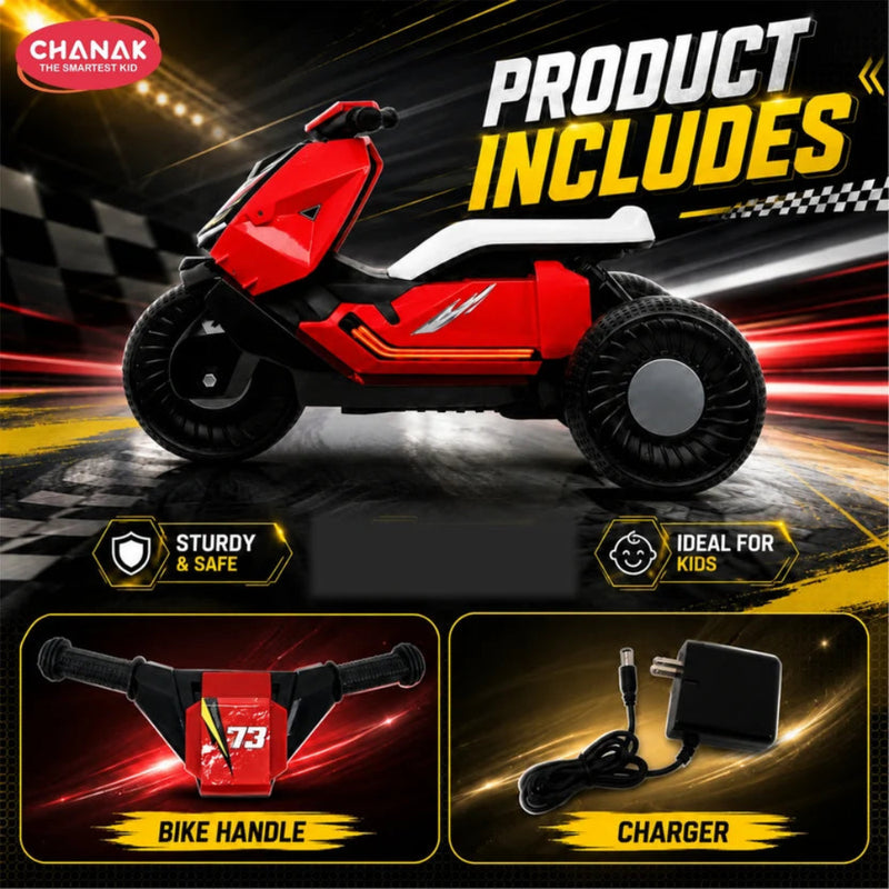 Chanak Kids Electric Scooty  6V Rechargeable Scooter