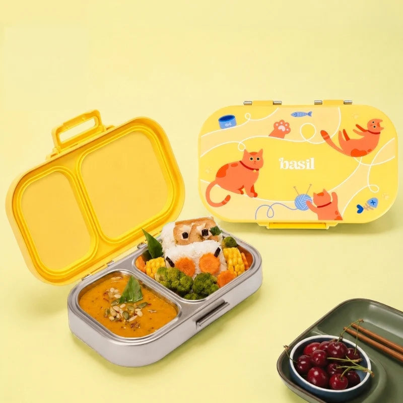Basil Bento Ace 2 Section Lunch Box -600ml