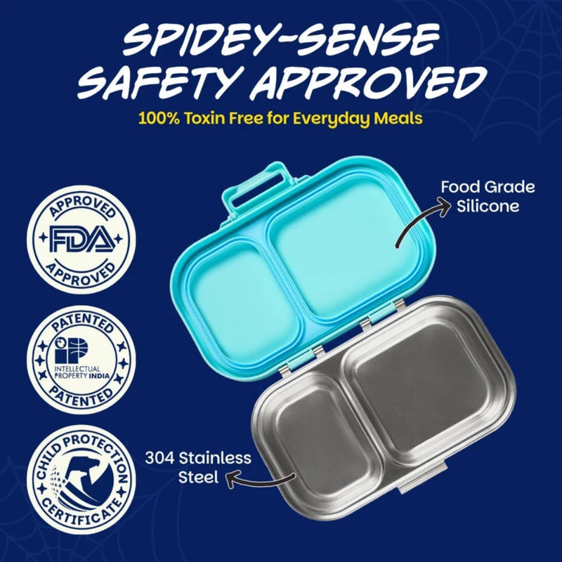 Basil Bento Ace 2 Section Lunch Box - 600ML