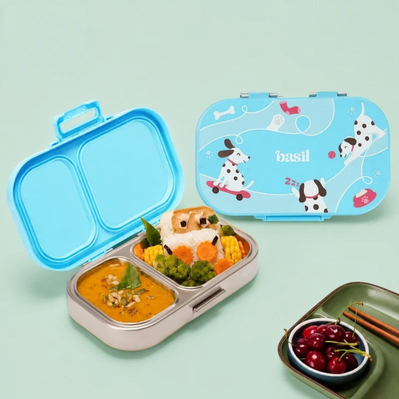 Basil Bento Ace 2 Section Lunch Box -600ml