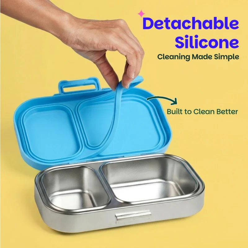 Basil Bento Ace 2 Section Lunch Box -600ml