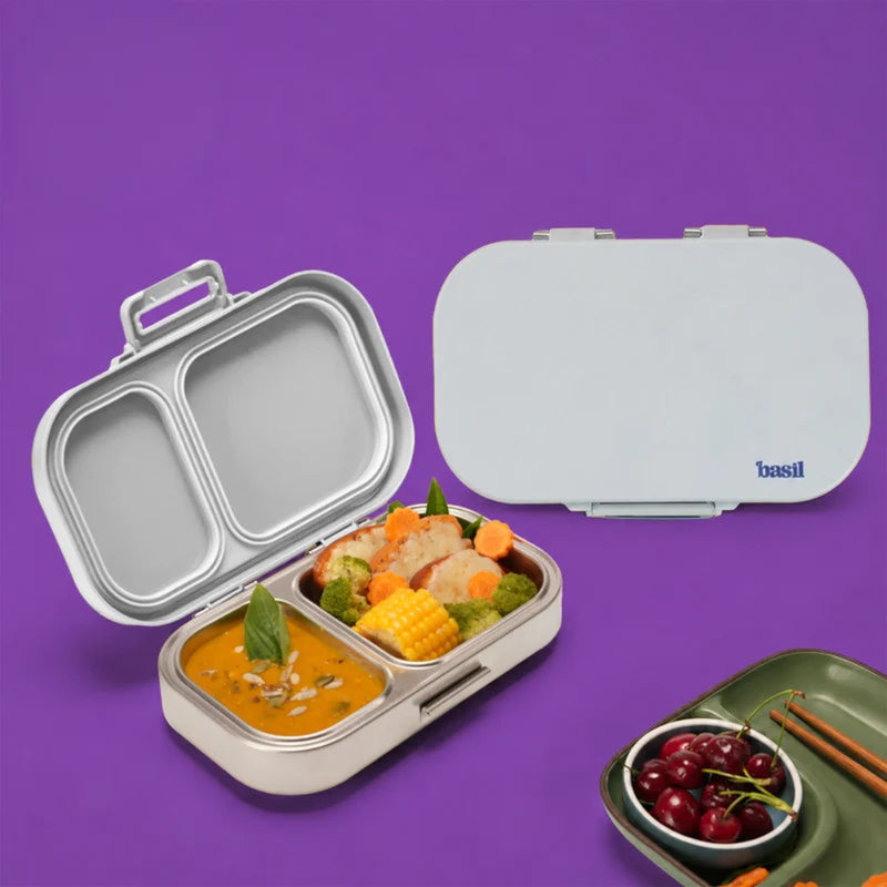 Basil Bento Ace 2 Section Lunch Box -600ml