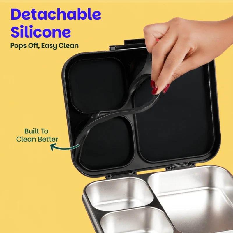 Basil Bento Ace 3 Section Lunch Box - 1000ML