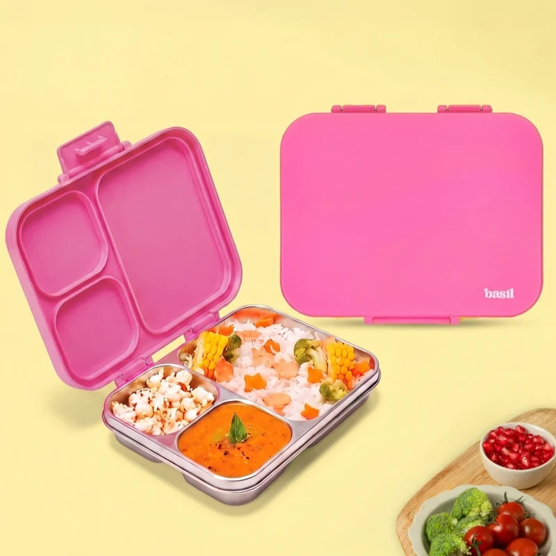 Basil Bento Ace 3 Section Lunch Box - 1000ML