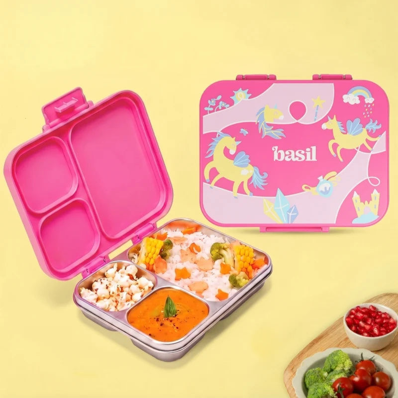 Basil Bento Ace 3 Section Lunch Box - 1000ML