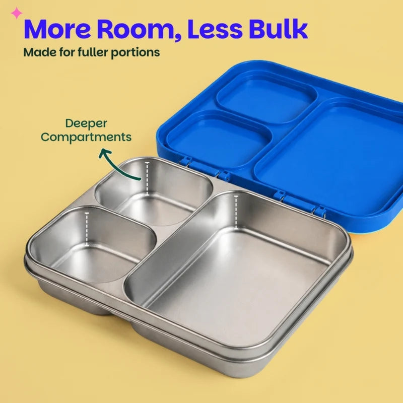 Basil Bento Ace 3 Section Lunch Box - 1000ML