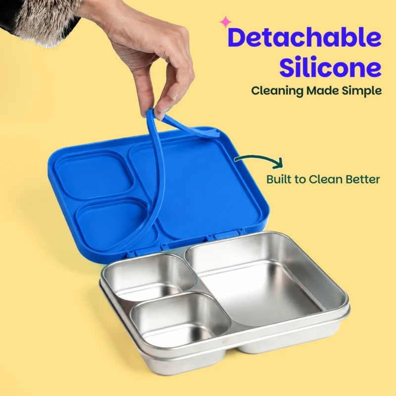 Basil Bento Ace 3 Section Lunch Box - 1000ML